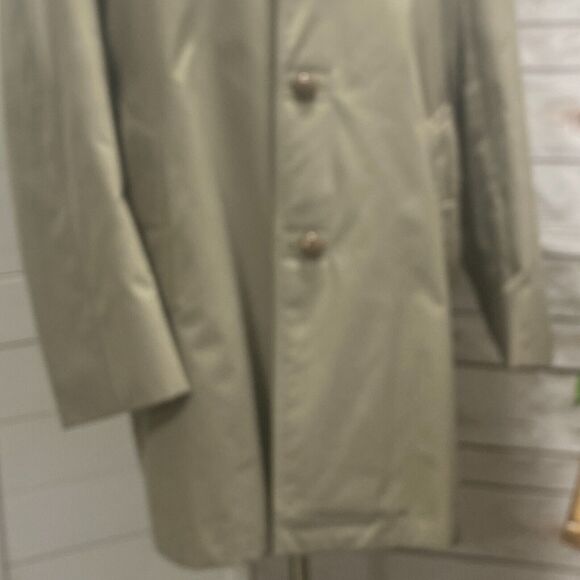 MEN'S MIGHTY-MAC OUT O GLOUCESTER TAN FLEECE LINED COAT JACKET Cold Weather 42 - Picture 5 of 9